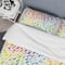 Designart 'Collection of Paint Splash Watercolor Drops' Modern & Contemporary Bedding Set - Duvet Cover & Shams